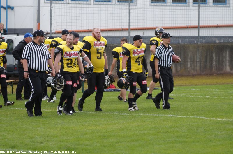 Gameday 31.08.2014 | Crusaders @ Wernigerode Mountain Tigers