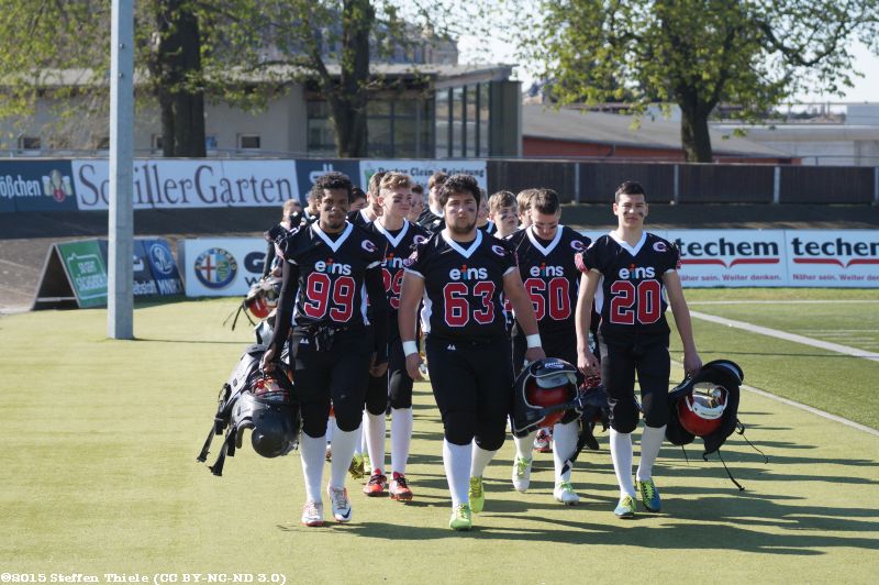 Gameday 19.04.2015 | Claymores @ Dresden Monarchs U16