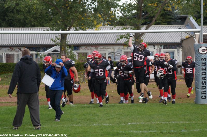 Gameday 27.09.2015 | Crusaders vs. Jenaer Hanfrieds