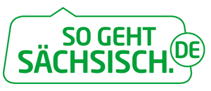 Logo So geht Sächsisch. (Freistaat Sachsen)