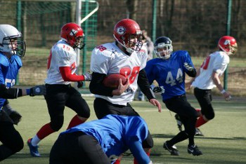 Turan Seelig (#88) auf dem Vormarsch